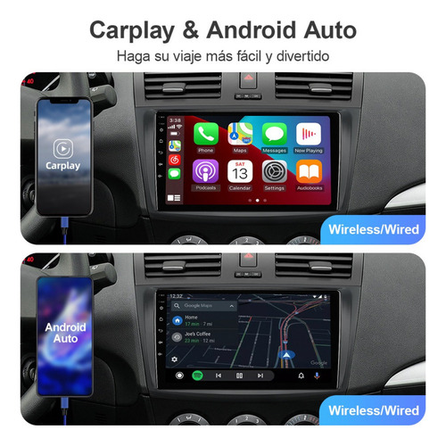 Estéreo Toyota Camry 07-11 Carplay Android Auto 4+64 8 Núcle