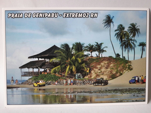 Postal Playa De Brasil De Genipabu Ciudad De Natal 