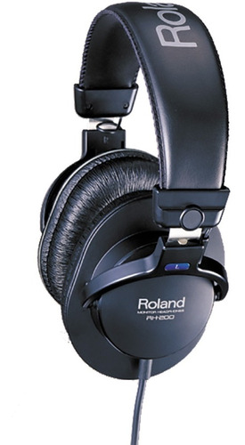 Audífonos Roland Rh-200 Negro Giratorios Cable Tipo Resorte