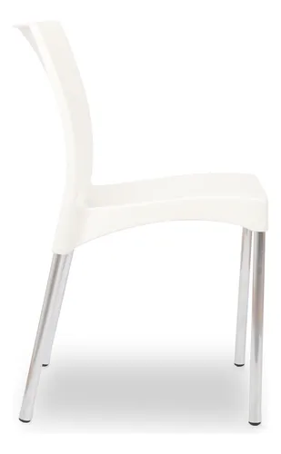 Silla de comedor Garden Life Boston color blanco