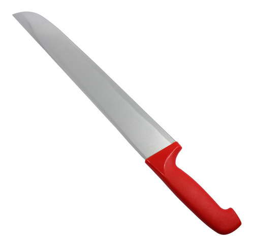 Cuchillo Profesional Acero Inoxidable 14 Pulgadas Carnicero Color Rojo