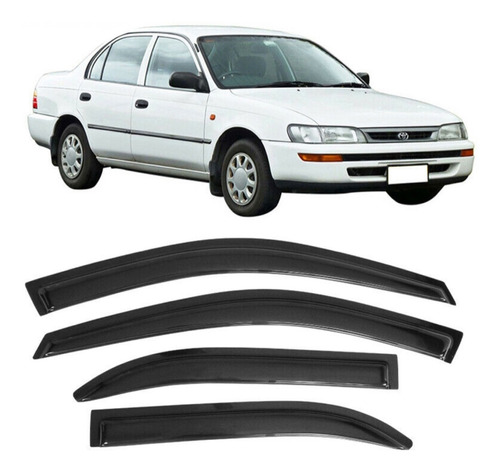 Tejas Deflectores Visores Toyota Corolla 1993 1997