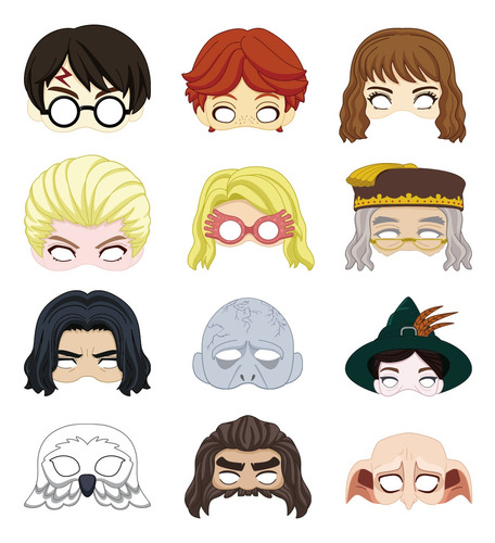 Kit De Máscaras Temáticas De Harry Potter