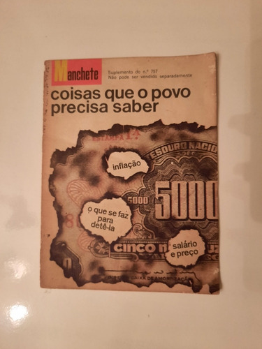 Revista Manchete Sup. Coisas Que O Povo Precisa Saber  340