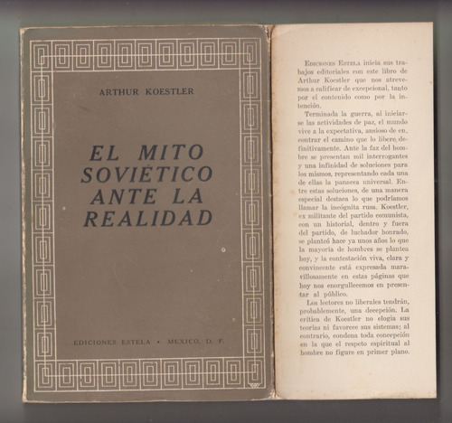 1946 Arthur Koestler El Mito Sovietico Ante La Realidad Raro