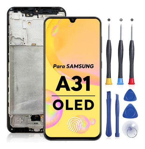 Pantalla For Samsung A31 Oled Premium Display Con Marco