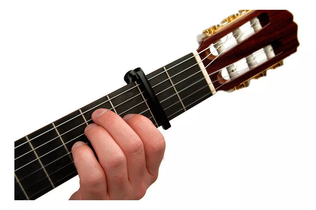 Primera imagen para búsqueda de capo guitarra