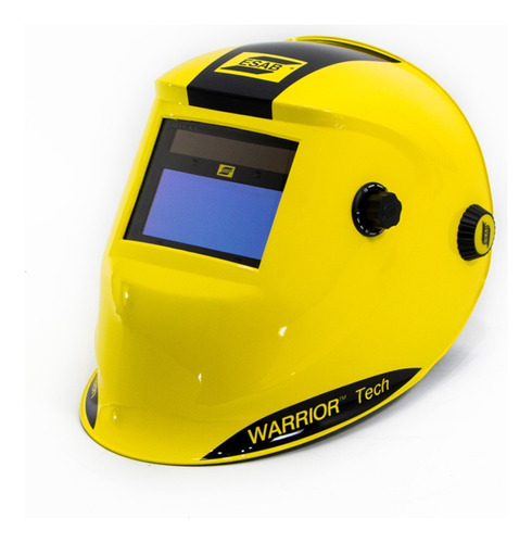 Máscara Careta Fotosensible Esab Warrior Tech Mig Mag Tig Color Amarillo