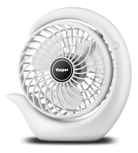 Ventilador De Escritorio Viniper Rotacion 180 Grados Blanco