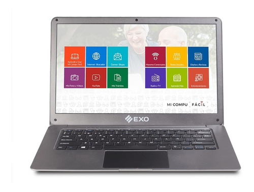 Imagen 2 de 6 de Notebook Exo L37e Plus Mi Compu Fácil Ideal Adultos Mayores