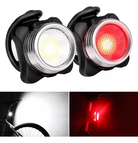 Luz LED Trasera para Bicicletas Carga USB