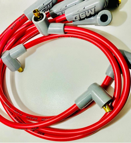 Imagen 4 de 5 de Juego De Cables De Bujía Msd Fiat Tipo 1.6 -1.4-duna-147 Etc