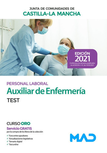 Auxiliar De Enfermeria Personal Laboral D, De 7 Editores. Editorial Mad, Tapa Blanda En Español