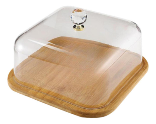 Suporte Para Bolo Com Tampa Bandeja Para Exibição De