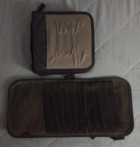 Estuches/ Fundas Para Cds 16 Y 12 Capacidad Negro (Usado)