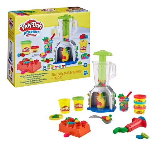 Massinha Play Doh Macarrão Mágico - E Vermelho Smoothies Coloridos