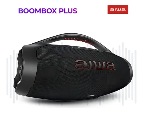 Caixa De Som Boombox Aiwa Aws-bbs-01b 200w Ip66 30hs De Bateria