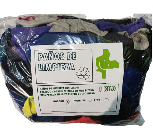 Huaipe Paño Algodon De Color 25 Kilos 