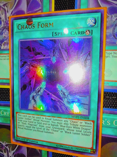 Yugioh! Chaos Form Ultra Rare Mvp1-en008 1st Edition (Usado)