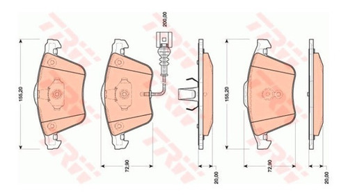 Pastilhas De Freio Diant. Audi S3 2006-2013 8p