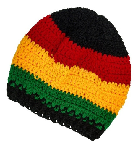 Gorro Jamaicano Tejido A Mano Crochet