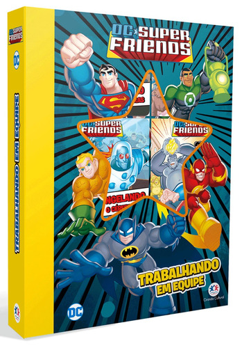 DC Super Friends Trabalhando em equipe Editora Ciranda Cultural