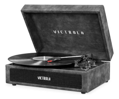 Tocadiscos Tornamesa Portable Victrola + Altavoces Bluetooth