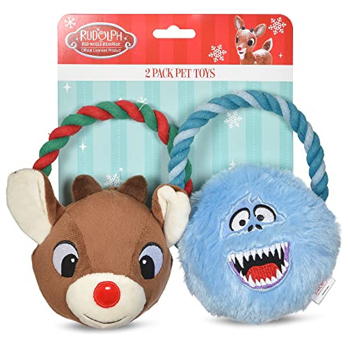 Rudolph The Red Nose Reno Cuerda Juguetes Para Perros  Ju