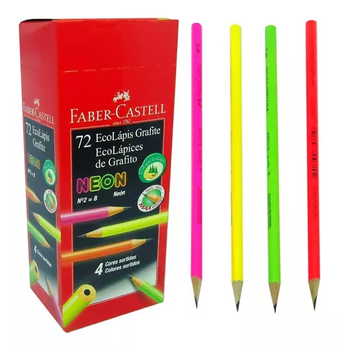 Lapis de escrever Faber-Castell Ecolápis Let´s Go (72 Unid/cada