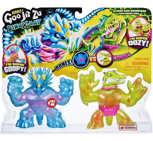 Heroes Of Goo Jit Zu Set X 2 Figuras De Accion Flexibles