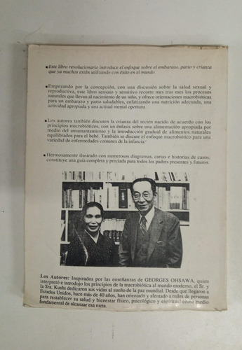 Embarazo Macrobiotico Y Crianza - Michio Y Aveline Kushi (Usado)