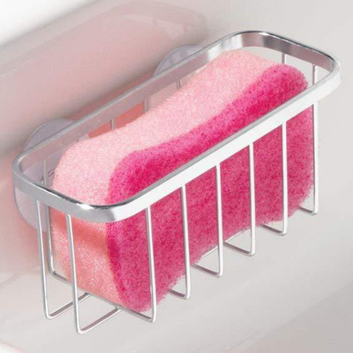 Soporte De Esponja De Cocina De Acero Inoxidable For Fregad