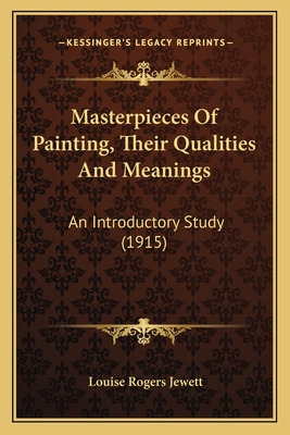 Libro Masterpieces Of Painting, Their Qualities And Meani...