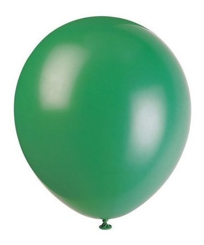 Globos Verdes De Látex De 12'' , 72 Unidades