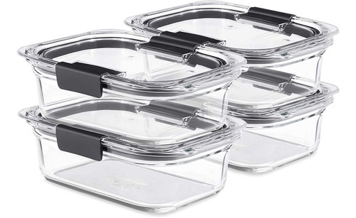 Rubbermaid Brilliance Glass Storage 3.2-cup Food Containe... 