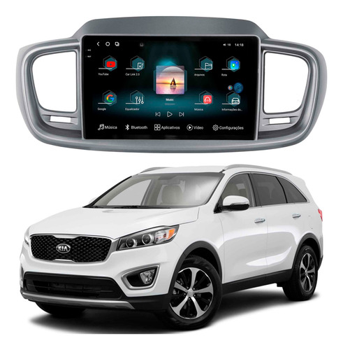 Multimídia Aikon Fóton G3 Sorento 2016 A 2022 12+256gb 10p
