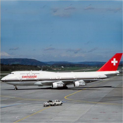 Imagen 2 de 10 de Boeing 747-400, Jumbo, Compañia Suiza Swissair, Escala 1:500