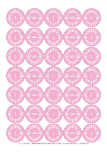 Kit Imprimible Princesas Disney Rosa Glitter Decoración W3