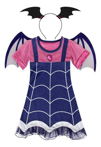 Traje Dressy Disfraz Cosplay Halloween Daisy Niñas Vampirina