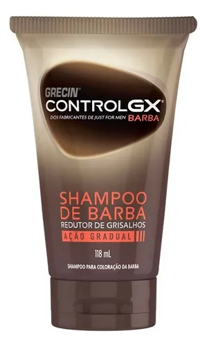 Grecin Control Gx Shampoo De Barba Redutor Grisalhos 118ml Grecin Control Gx Shampoo De Barba Redutor Grisalhos 118ml