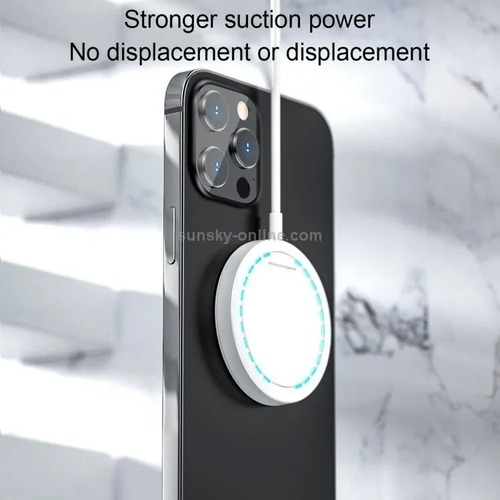 Cargador Inalámbrico iPhone 15w Magnético Ultrafino Itech*