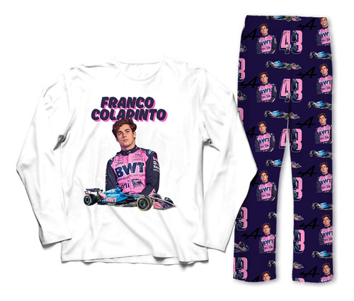 Pijama Largo Adulto Franco Colapinto