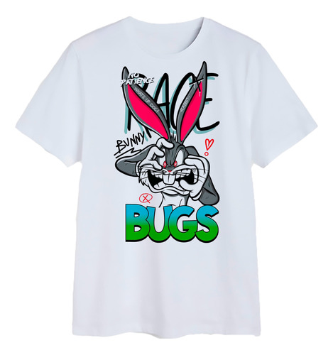 Polera Bugs Bunny Looney Tunes 2 Algodon Unisex