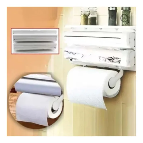 Dispensador De Rollos Triple 38cm Ideal Ahorro Espacio