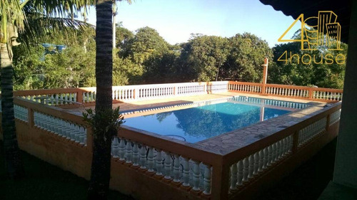 Araçoiaba Da Serra - Linda Chácara 5.000m² Área Construída 235m² Piscina Na Rua João Leôncio De Sá Para Venda / Permuta. - Ch0008