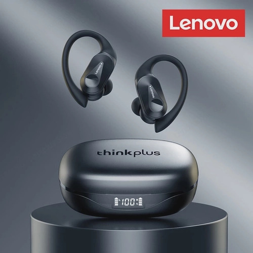 Fone Lenovo Bluetooth 5.3 Lp75 Preto Sem Fio