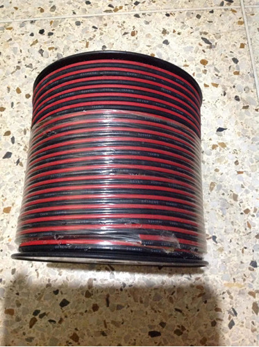 Cable Spt 2x10 Awg 150 Mts Rojo Negro Corneta Carrete Rollo 