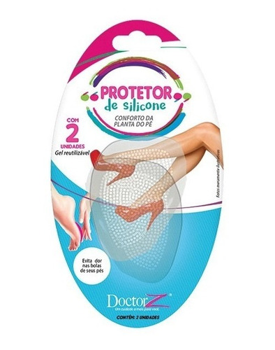 Imagem 8 de 9 de Protetor De Silicone Conforto Da Planta Dos Pés