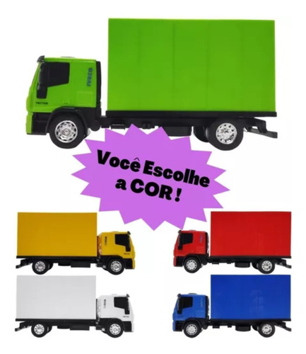 Caminhão Iveco Tector Baú Várias Cores Usual Brinquedos 451