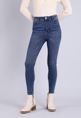 Jeans Spandex Tiro Alto Mujer Soviet Sjem700az